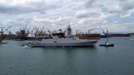 Türkiye'nin ilk milli istihbarat gemisi TCG Ufuk, Türk Deniz Kuvvetleri Komutanlığına teslim ediliyor
