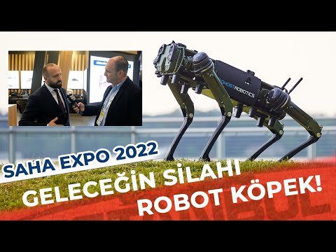 Geleceğin savaşlarında robot köpek kullanılacak! #sahaexpo2022