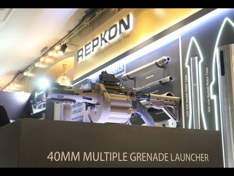 Repkon showcases its new 40 mm grenade launcher