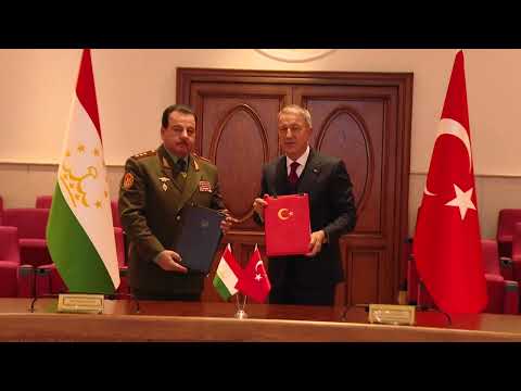 تركيا وطاجكستان توقعان على اتفاقية إطار في المجال عسكري