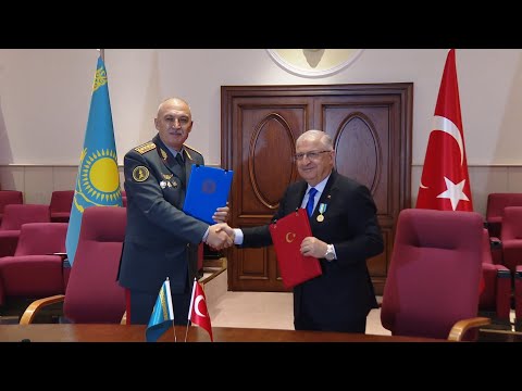 Türkiye ile Kazakistan arasında askeri iş birliği uygulama planı imzalandı