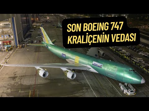Gökyüzünün kraliçesi 747 Jumbo Jet, 53 yıl sonra fabrikaya veda etti #boeing #747