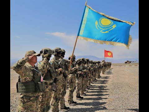 Kırgızistan ve Kazakistan&#039;ın ortak terörle mücadele tatbikatı