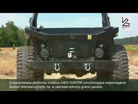 Polish company ŁUKASIEWICZ PIAP unveils a Hunter UGV