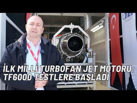 İlk yerli turbofan jet motoru TF6000&#039;e 2 haftada 30 test... Tolga Özbek ile TEI turu... #tf6000