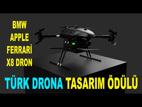 Türk dron X8 tasarım ödülü kazandı - Design award for X8 drone - Savunma Sanayi - DASAL - ASELSAN