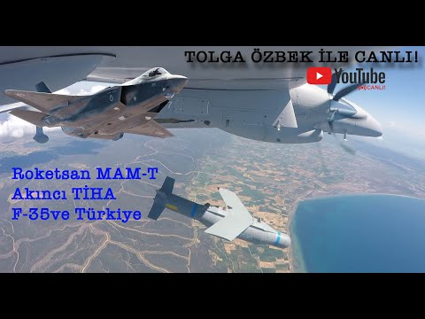 Akıncı MAM-T attı, F-35&#039;te son durum... Tolga Özbek ile canlı