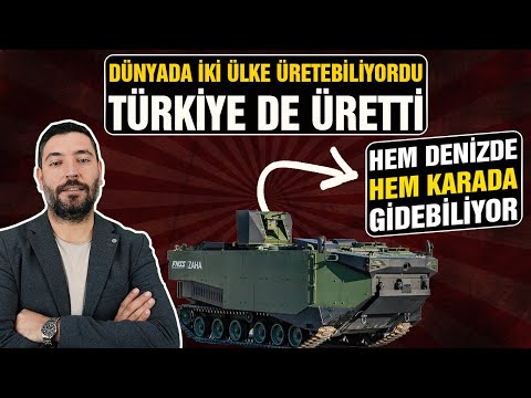 Türkiye&#039;nin Hem Karada Hem Denizde Gidebilen Zırhlı Aracı ZAHA Teslim Edildi -TCG Anadolu Daha Güçlü