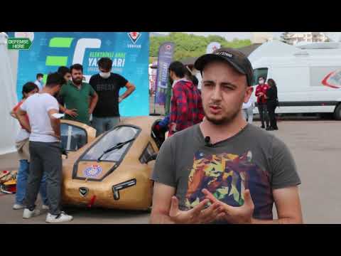 Suriyeli öğrenci elektrikli araç tasarladı