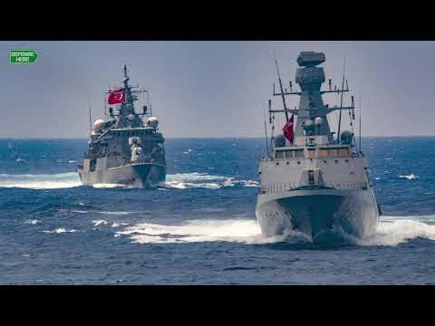 TCG Burgazada ثلاث سفينة حرب تركية وطنية