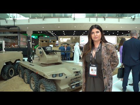 Didem Aral talks about Canik guns attached to HAVELSAN UGVs