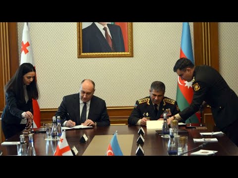 Azerbaycan ve Gürcistan, savunma alanında iş birliği anlaşması imzaladı
