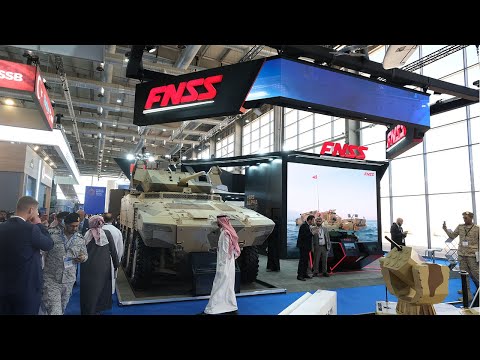FNSS exhibits its new armored vehicle for the first time in Saudi Arabia