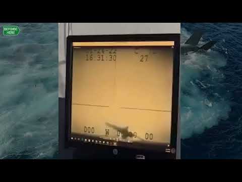 ظهور لقطات جديدة لطائرة الـ إف-35 التي تحطمت في بحر الصين الجنوبي (فيديو)