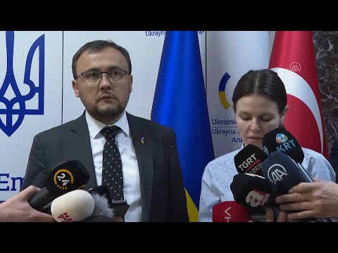 Ukrayna&#039;nın Ankara Büyükelçisi Vasyl Bodnar, basına açıklamada bulundu