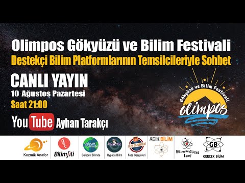 Olimpos Gökyüzü ve Bilim Festivali 14-16 Ağustos