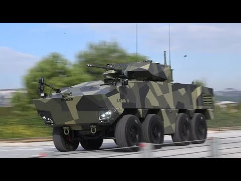 Otokar unveils Arma II 8X8 armored fighting vehicle with domestic engine