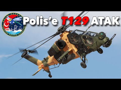 Polis&#039;e T129 ATAK helikopter