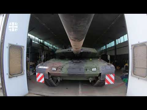 First trial tests for new German Army Leopard 2A7V Main Battle Tank