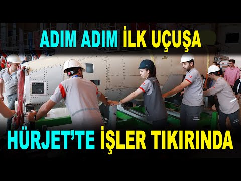 Hürjet son dönemeçe girdi - Hürjet entered the final assembly line - Savunma Sanayi - Temel Kotil