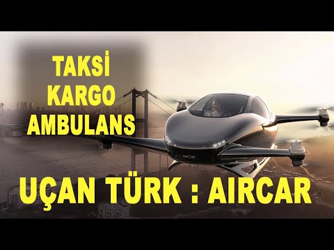 Uçan araba AirCar: Türkiye&#039;den dünyaya havalanacak - Electric Autonomous eVTOL Air Car - Flying car