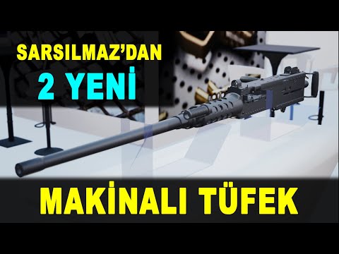 Türkiye&#039;nin yeni makinalı tüfekleri: SAR 762 MT ve SAR 127 MT - 2 new machine guns - Sarsılmaz