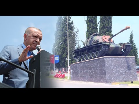 Cumhurbaşkanı Erdoğan, Arifiye&#039;deki tank paleti fabrikasında konuştu