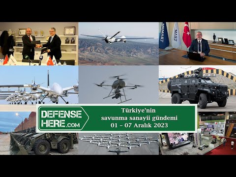 Türkiye&#039;nin savunma sanayii gündemi 01 – 07 Ocak 2024