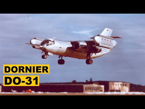 Alman V/STOL Kargo Jet Uçağı Dornier Do 31 Hakkında Her Şey