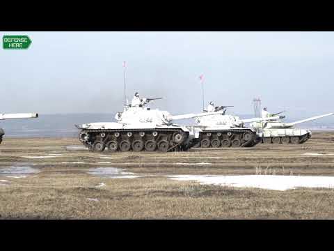 Winter-2021 Drills... Tank demonstration from the Turkish and Azerbaijani armies