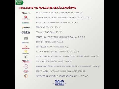SAHA İstanbul 1001 üye firmaya ulaştı