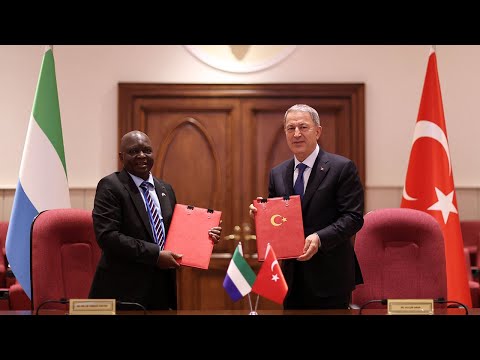 Türkiye ile Sierra Leone arasında Askeri Çerçeve Anlaşması imzalandı