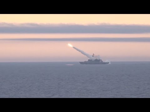 أحدث فرقاطة روسية تختبر صاروخ &quot;أوران&quot; قبل انضمامها لأسطول المحيط الهادئ