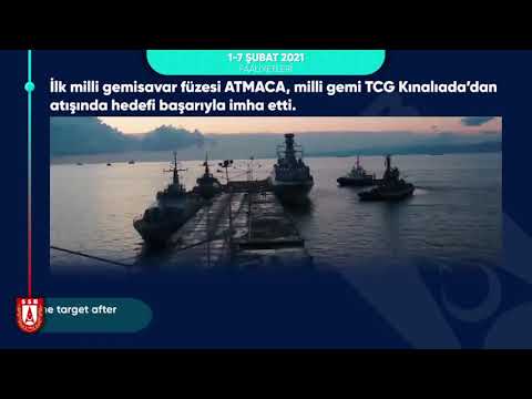 Turkish defense industries released a video on Turkish defense industry agenda 01 - 07 February