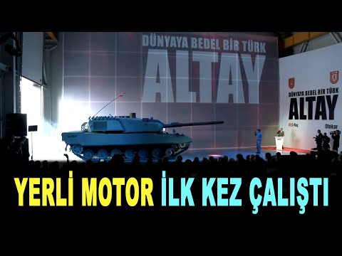 Altay tankının motoru ilk kez ateşlendi - Tank Motoru - BMC Power - Savunma Sanayi