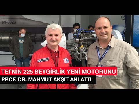 TEI&#039;nin yeni İHA motoru PD222 Prof. Dr. Mahmut Akşit anlattı #teknofest2021 #pd222 #tei