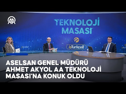 ASELSAN Genel Müdürü Ahmet Akyol AA Teknoloji Masası&#039;na konuk oldu