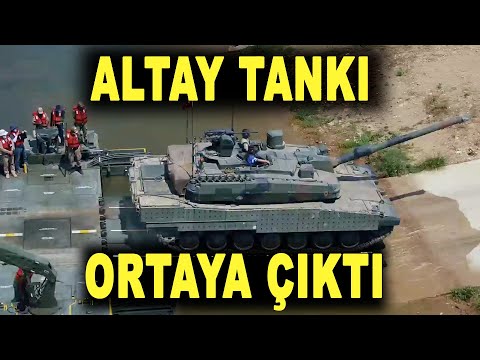 Altay tankı ilk kez böyle görüldü - Altay tank has been carried by floating bridge - Samur - BMC