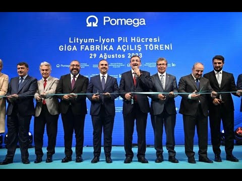 Türkiye’nin Lityum-İyon (LiFePO4) Pil Hücresi Giga Fabrikası Açılış Töreni
