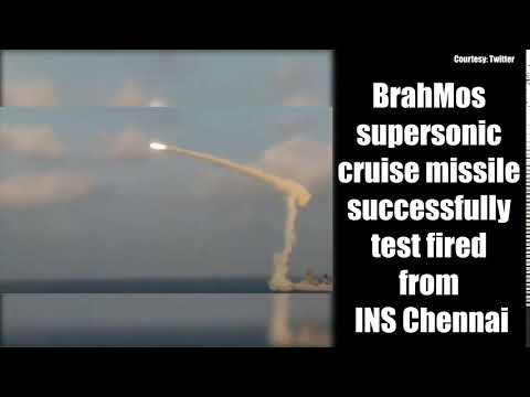 Indian Navy has successfully test-fired BrahMos cruise missile from INS Chennai stealth destroyer