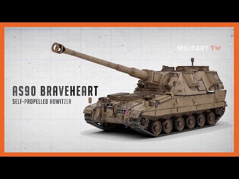 The British AS90 Self Propelled Howitzer - Artillery Review