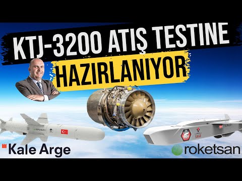 KTJ-3200 TURBOJET MOTORU ATIŞLI TESTLERE HAZIRLANIYOR !!