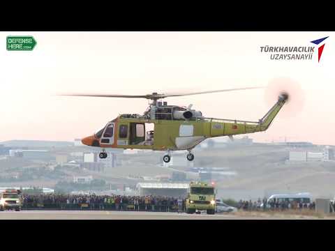 طائرة الهليكوبتر التركية كوكباي محلية الصنع الأولى من نوعها.