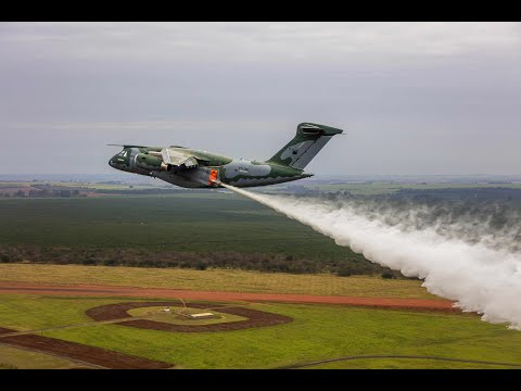 Embraer concludes flight tests for firefighting capability for the C-390 Millennium