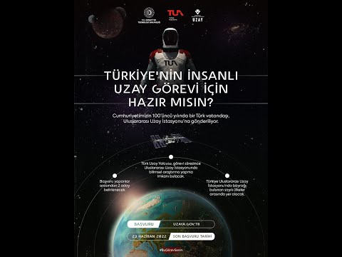 Türkiye&#039;nin uzay yolculuğu başlıyor