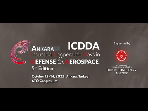 ICDDA will take place in Ankara between 12 - 14 October