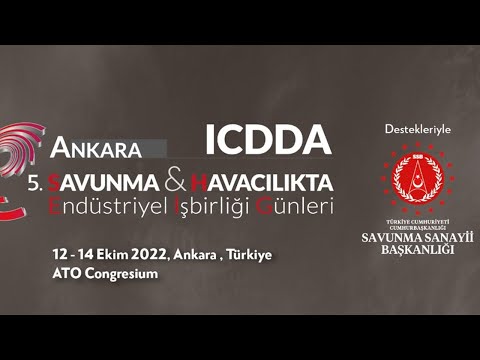 ICDDA etkinliği, 12 - 14 Ekim tarihlerinde Ankara’da gerçekleşecek